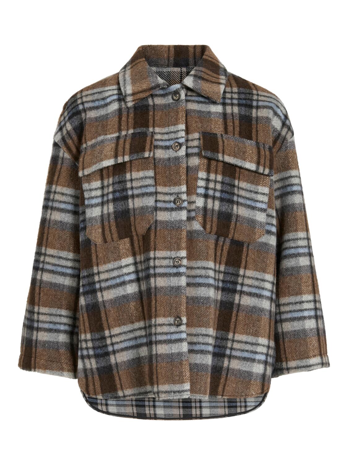 Viemie Checked jakke - Nuthatch